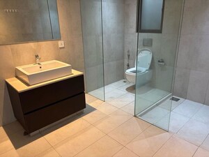 Bathroom in 4 BHK Apartment at Panchshil Eon Waterfront II, Kharadi – for Rent