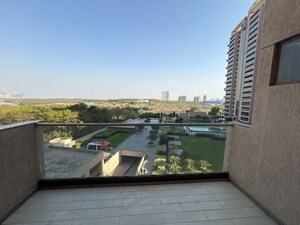 Balcony in 4 BHK Apartment at Panchshil Eon Waterfront II, Kharadi – for Rent