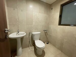 Bathroom in 4 BHK Apartment at Panchshil Eon Waterfront II, Kharadi – for Rent