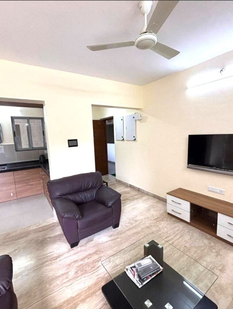 Living Room, marvel-cerise 2 Bedroom 1250 Sq.Ft. Apartment In Kharadi Pune 10317139