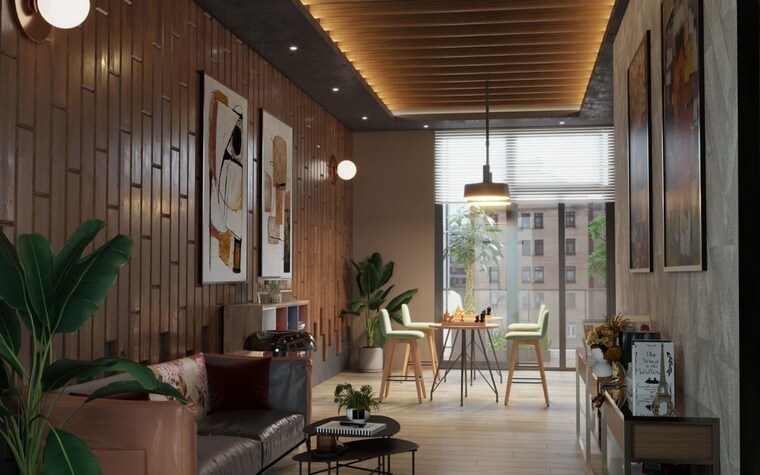 Living Room, narsingi 2 Bedroom 1315 Sq.Ft. Apartment In Narsingi Hyderabad 10323165