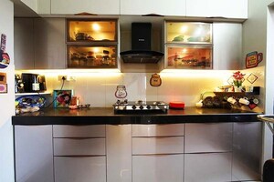 Kitchen in 2 BHK Apartment at Shapoorji Pallonji Joyville Hinjewadi, Hinjewadi – for Sale