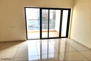 Living Room in 2 BHK Apartment at Duville Riverdale Heights, Kharadi – for Rent