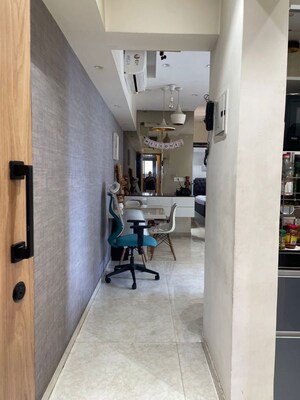 Living Room in 2 BHK Apartment at Lodha Amara New Tower, Kolshet Road – for Sale