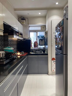 Kitchen in 2 BHK Apartment at Lodha Amara New Tower, Kolshet Road – for Sale