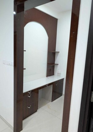 Bathroom in 3 BHK Apartment at Rajapushpa Provincia, Narsingi – for Rent