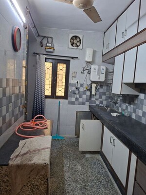 Kitchen in 3 BHK Builder Floor at Delhi Cantonment – for Rent