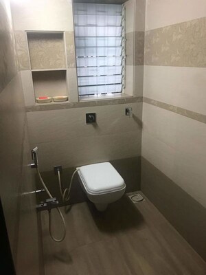 Bathroom in 2 BHK Apartment at Gold Coin Apartment, Borivali West – for Rent