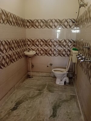 Attached Bathroom in 3 BHK Builder Floor at Sector 13 – for Rent