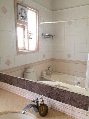 Bathroom in 3 BHK Builder Floor at Shivalik Colony – for Rent