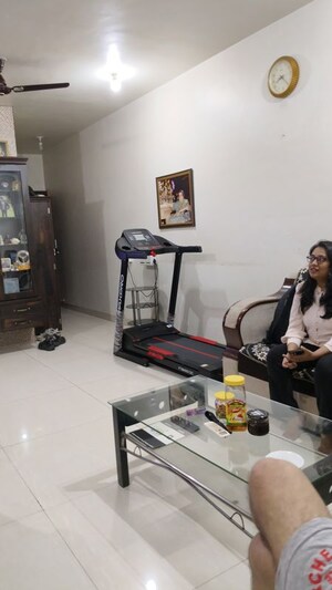 Living Room in 3 BHK Apartment at Kumar Peninsula, Baner – for Rent