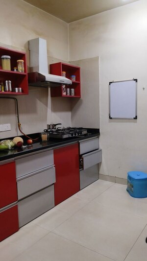 Kitchen in 3 BHK Apartment at Kumar Peninsula, Baner – for Rent