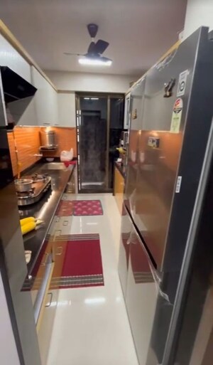 Kitchen/pantry in 2 BHK Apartment at Jaydeep Park, Majiwada – for Rent