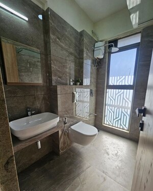 Living Room in 4 BHK Apartment at Bhoomi Celestia, Malad West – for Rent