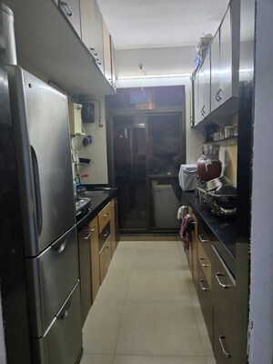 Kitchen in 2 BHK Apartment at EV Crystal, Kopar Khairane – for Sale