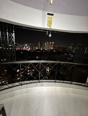 Balcony in 2 BHK Apartment at Happy Valley Homes, Manpada – for Rent