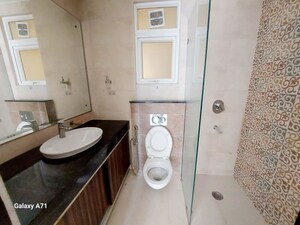 Bathroom in 3 BHK Builder Floor at Green Wood City, Sector 45 – for Rent
