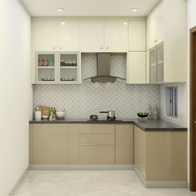 Kitchen, lajpat nagar 4 3 Bedroom 1000 Sq.Ft. Builder Floor In Lajpat Nagar 4 Delhi 10323460