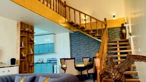 Staircase in 3 BHK Villa at Mukteshwar – for Sale