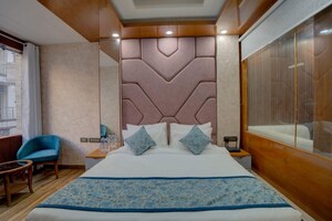 Bedroom in 1 BHK Builder Floor at DLF City Phase III, Sector 24 – for Rent