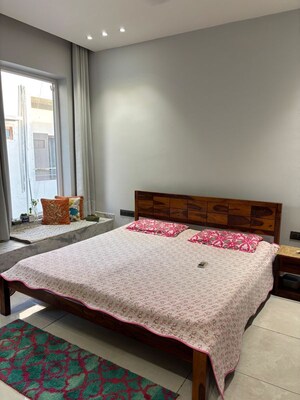 Bedroom in 2 BHK Builder Floor at Green Wood City, Sector 45 – for Rent