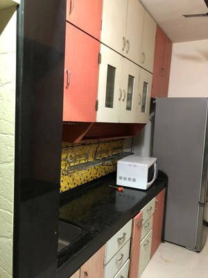 Kitchen in 1 BHK Apartment at Shiv Om Complex, Powai – for Rent