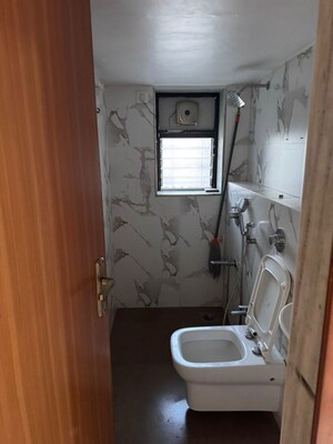 Bathroom in 1 BHK Apartment at Shiv Om Complex, Powai – for Rent
