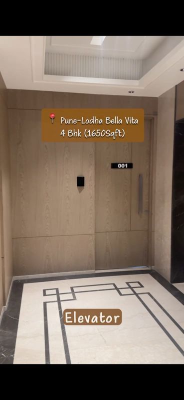 4 BHK + Store Room 2230 Sq.Ft. Apartment in Lodha Bella Vita