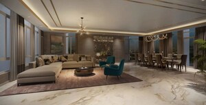 Living Room in 3 BHK Apartment at SS Cendana, Sector 83 – for Sale