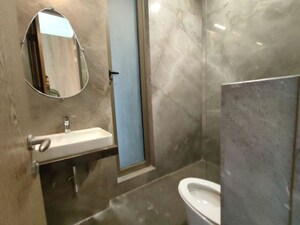 Bathroom in 3 BHK Apartment at Omkar 1973, Worli – for Rent