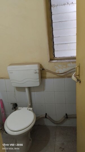 Bathroom in 1 BHK Apartment at Monalisa Plaza, Kopar Khairane – for Rent