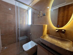 Bathroom in 4 BHK Builder Floor at Ansal API Esencia, Sector 67 – for Sale