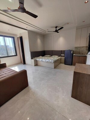 Living Room in Studio Builder Floor at Ardee City, Sector 52 – for Rent