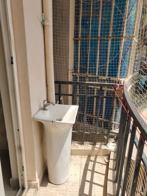 Balcony in 2 BHK Apartment at Nimbus Express Park View, Chi V Greater Noida – for Rent