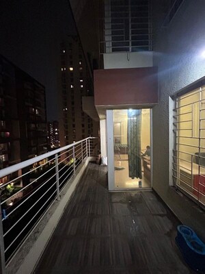 Balcony in 2.5 BHK Apartment at Vilas Javdekar Palladio, Tathawade – for Rent