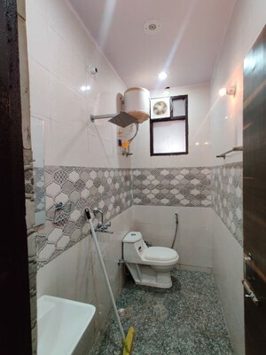 Bathroom in 2 BHK Builder Floor at Ansal API Palam Corporate Plaza, Sector 3 – for Rent