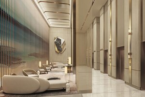 Living Room in 3 BHK Apartment at Lokhandwala Minerva Mahalaxmi, Mahalaxmi – for Sale