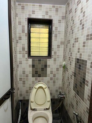 Bathroom in 1 BHK Apartment at Samata Nagar – for Rent