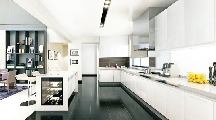 Kitchen, tata-raheja-raisina-residency 3 Bedroom 1704 Sq.Ft. Apartment In Sector 59 Gurgaon 10323685