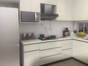 Kitchen in 3 BHK Builder Floor at Trehan Luxury Floors, Sohna Sector 35 – for Rent