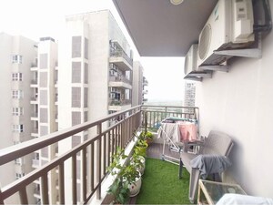 Balcony in 3.5 BHK Apartment at Adani M2K Oyster Grande, Sector 102 – for Rent