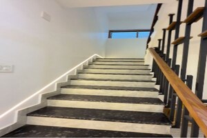 Staircase in 5 BHK Independent House at Mannuthy – for Sale