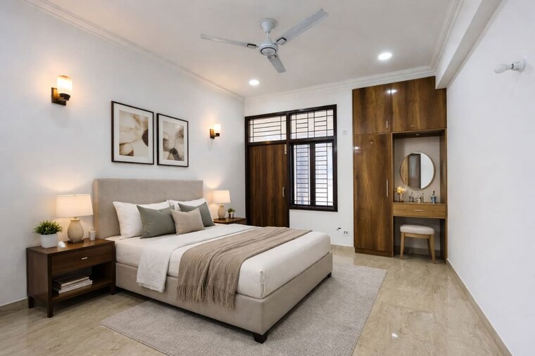 Bedroom, kohli-one-malibu-town-plot 1 Bedroom 100 Sq.Ft. Builder Floor In Sector 47 Gurgaon 10323839