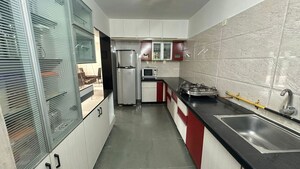 Kitchen in 3 BHK Apartment at Naranpura – for Rent