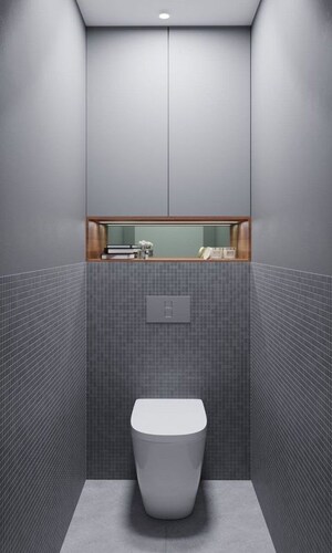 Bathroom in 4 BHK Villa at Aratt Amora Park View, Lingapura – for Sale