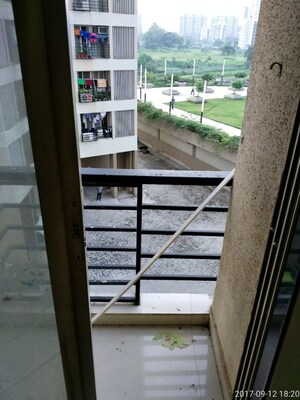 Balcony in 2 BHK Apartment at DB Parkwoods, Kasarvadavali – for Rent