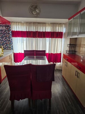 Bedroom in 3 BHK Apartment at Emerald Regency Towers, Kavesar – for Rent