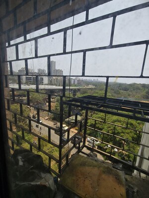 Balcony in 1 RK Apartment at Satellite Garden, Goregaon East – for Rent