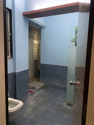 Bathroom in 3 BHK Apartment at Cosmos Park, Ghodbunder Road – for Rent