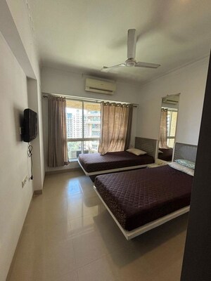 Living Room in 3 BHK Apartment at Nahar Amrit Shakti, Chandivali – for Rent